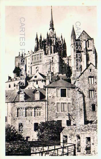 Cartes postales anciennes > CARTES POSTALES > carte postale ancienne > cartes-postales-ancienne.com Normandie Le Mont Saint Michel