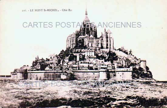 Cartes postales anciennes > CARTES POSTALES > carte postale ancienne > cartes-postales-ancienne.com Normandie Le Mont Saint Michel