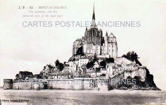 Cartes postales anciennes > CARTES POSTALES > carte postale ancienne > cartes-postales-ancienne.com Normandie Le Mont Saint Michel