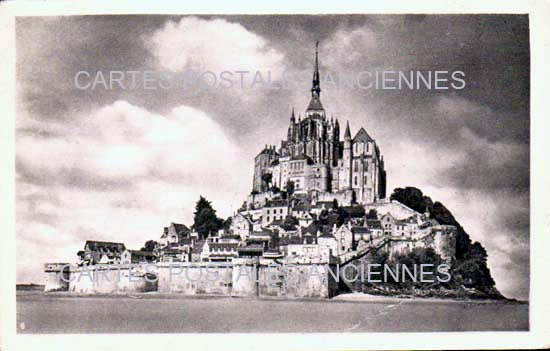 Cartes postales anciennes > CARTES POSTALES > carte postale ancienne > cartes-postales-ancienne.com Normandie Le Mont Saint Michel