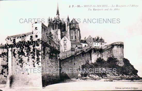 Cartes postales anciennes > CARTES POSTALES > carte postale ancienne > cartes-postales-ancienne.com Normandie Le Mont Saint Michel