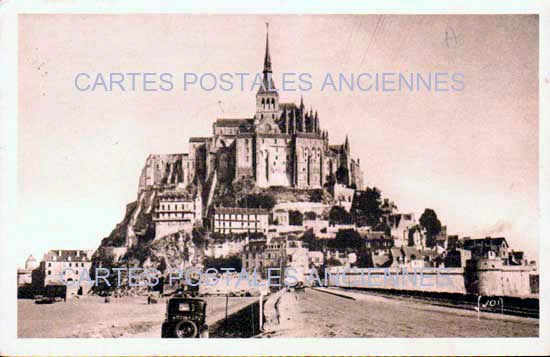 Cartes postales anciennes > CARTES POSTALES > carte postale ancienne > cartes-postales-ancienne.com Normandie Le Mont Saint Michel