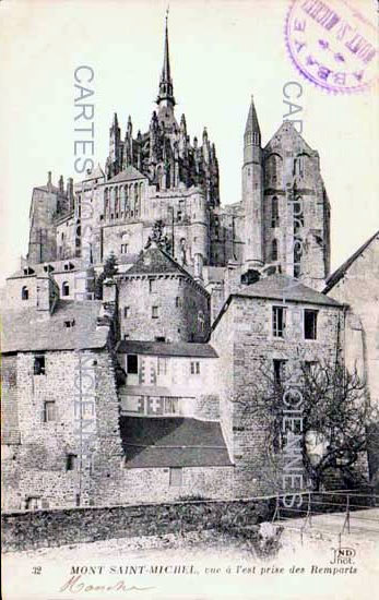 Cartes postales anciennes > CARTES POSTALES > carte postale ancienne > cartes-postales-ancienne.com Normandie Le Mont Saint Michel