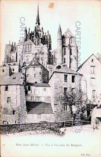 Cartes postales anciennes > CARTES POSTALES > carte postale ancienne > cartes-postales-ancienne.com Normandie Le Mont Saint Michel