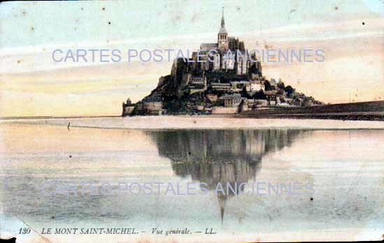 Cartes postales anciennes > CARTES POSTALES > carte postale ancienne > cartes-postales-ancienne.com Normandie Le Mont Saint Michel