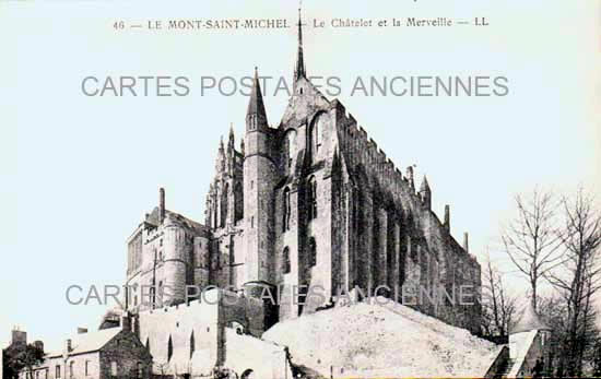 Cartes postales anciennes > CARTES POSTALES > carte postale ancienne > cartes-postales-ancienne.com Normandie Le Mont Saint Michel