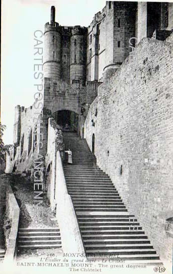 Cartes postales anciennes > CARTES POSTALES > carte postale ancienne > cartes-postales-ancienne.com Normandie Le Mont Saint Michel