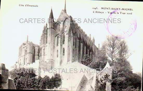 Cartes postales anciennes > CARTES POSTALES > carte postale ancienne > cartes-postales-ancienne.com Normandie Le Mont Saint Michel