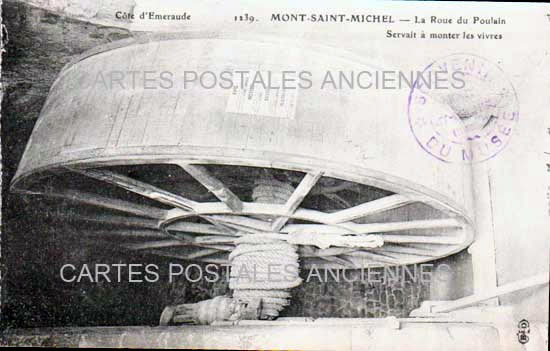 Cartes postales anciennes > CARTES POSTALES > carte postale ancienne > cartes-postales-ancienne.com Normandie Le Mont Saint Michel