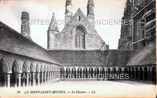 Cartes postales anciennes > CARTES POSTALES > carte postale ancienne > cartes-postales-ancienne.com Normandie Le Mont Saint Michel