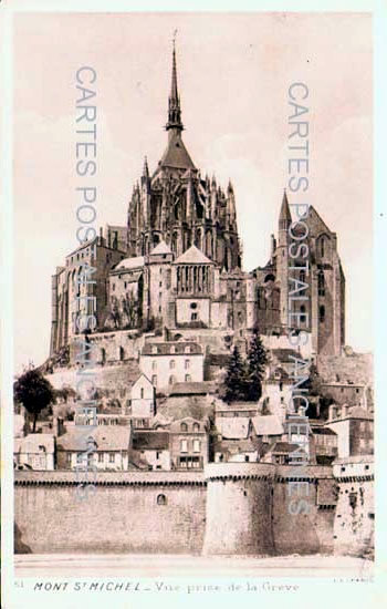 Cartes postales anciennes > CARTES POSTALES > carte postale ancienne > cartes-postales-ancienne.com Normandie Le Mont Saint Michel