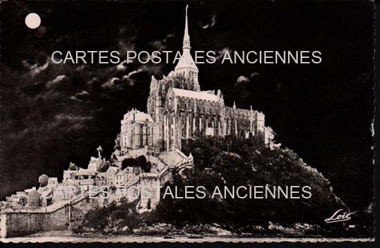 Cartes postales anciennes > CARTES POSTALES > carte postale ancienne > cartes-postales-ancienne.com Normandie Le Mont Saint Michel