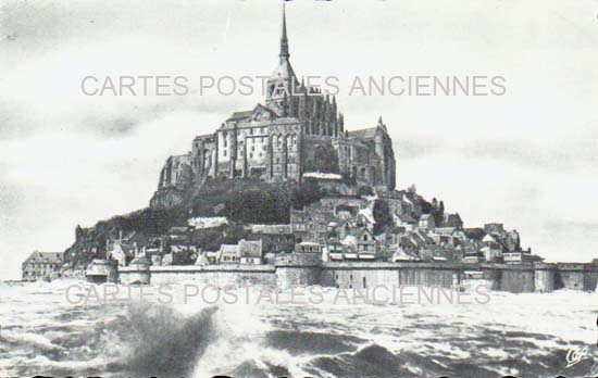 Cartes postales anciennes > CARTES POSTALES > carte postale ancienne > cartes-postales-ancienne.com Normandie Le Mont Saint Michel