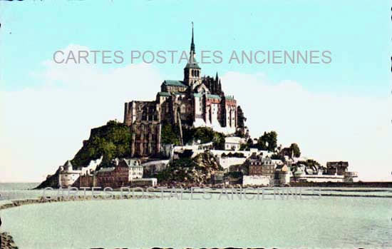 Cartes postales anciennes > CARTES POSTALES > carte postale ancienne > cartes-postales-ancienne.com Normandie Le Mont Saint Michel