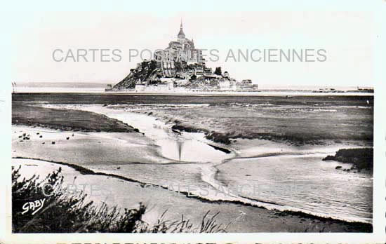 Cartes postales anciennes > CARTES POSTALES > carte postale ancienne > cartes-postales-ancienne.com Normandie Le Mont Saint Michel