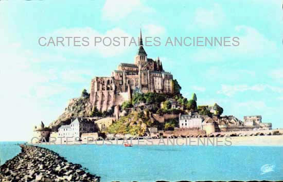 Cartes postales anciennes > CARTES POSTALES > carte postale ancienne > cartes-postales-ancienne.com Normandie Le Mont Saint Michel