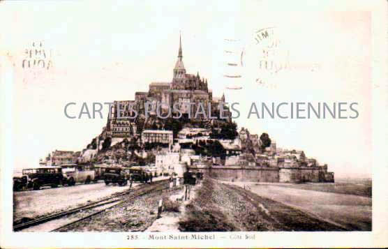 Cartes postales anciennes > CARTES POSTALES > carte postale ancienne > cartes-postales-ancienne.com Normandie Le Mont Saint Michel