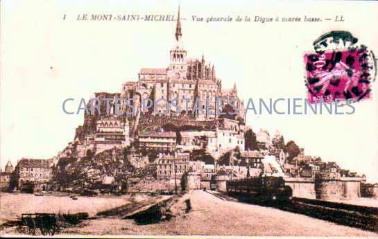 Cartes postales anciennes > CARTES POSTALES > carte postale ancienne > cartes-postales-ancienne.com Normandie Le Mont Saint Michel