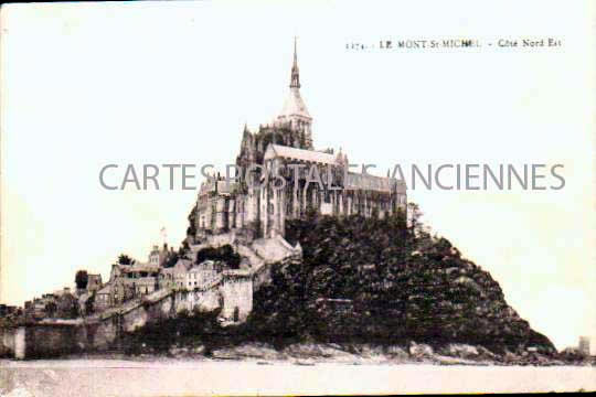 Cartes postales anciennes > CARTES POSTALES > carte postale ancienne > cartes-postales-ancienne.com Normandie Le Mont Saint Michel