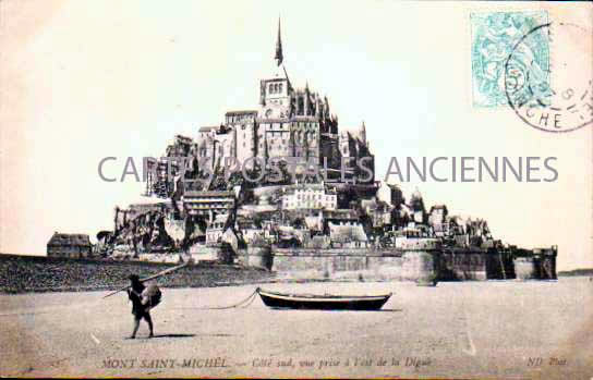 Cartes postales anciennes > CARTES POSTALES > carte postale ancienne > cartes-postales-ancienne.com Normandie Le Mont Saint Michel