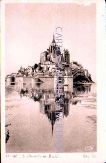 Cartes postales anciennes > CARTES POSTALES > carte postale ancienne > cartes-postales-ancienne.com Normandie Le Mont Saint Michel