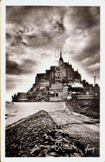 Cartes postales anciennes > CARTES POSTALES > carte postale ancienne > cartes-postales-ancienne.com Normandie Le Mont Saint Michel