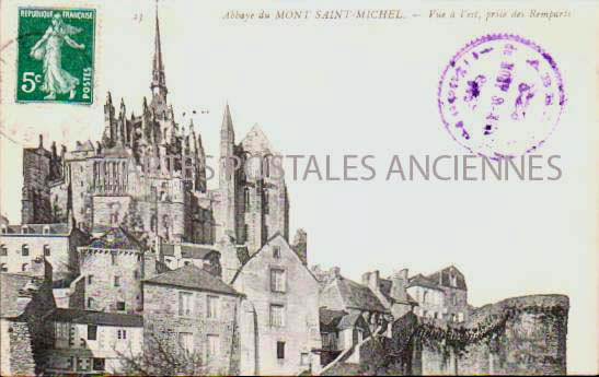 Cartes postales anciennes > CARTES POSTALES > carte postale ancienne > cartes-postales-ancienne.com Normandie Le Mont Saint Michel