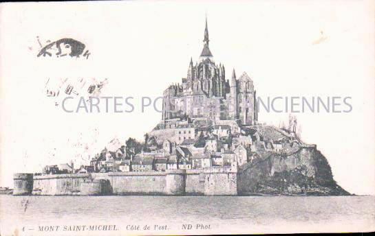 Cartes postales anciennes > CARTES POSTALES > carte postale ancienne > cartes-postales-ancienne.com Normandie Le Mont Saint Michel