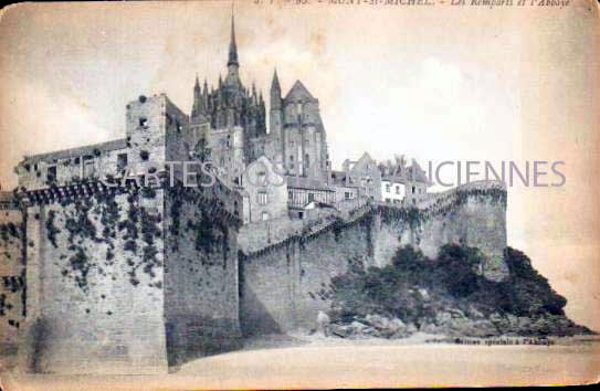 Cartes postales anciennes > CARTES POSTALES > carte postale ancienne > cartes-postales-ancienne.com Normandie Le Mont Saint Michel