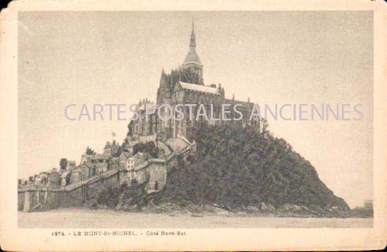 Cartes postales anciennes > CARTES POSTALES > carte postale ancienne > cartes-postales-ancienne.com Normandie Le Mont Saint Michel