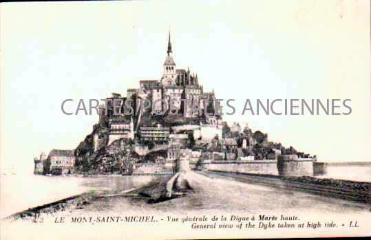 Cartes postales anciennes > CARTES POSTALES > carte postale ancienne > cartes-postales-ancienne.com Normandie Le Mont Saint Michel