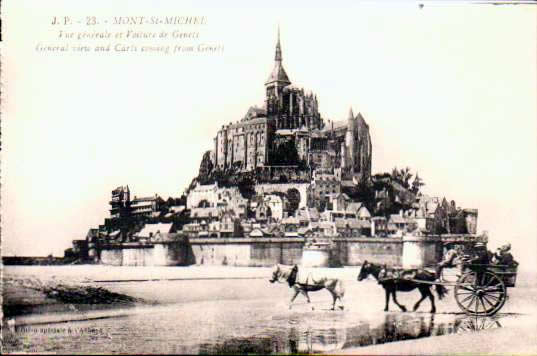 Cartes postales anciennes > CARTES POSTALES > carte postale ancienne > cartes-postales-ancienne.com Normandie Le Mont Saint Michel