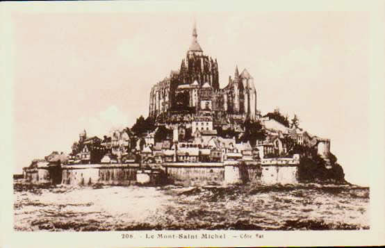 Cartes postales anciennes > CARTES POSTALES > carte postale ancienne > cartes-postales-ancienne.com Normandie Le Mont Saint Michel