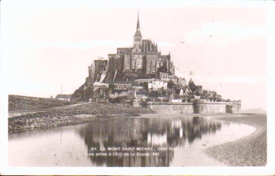 Cartes postales anciennes > CARTES POSTALES > carte postale ancienne > cartes-postales-ancienne.com Normandie Le Mont Saint Michel