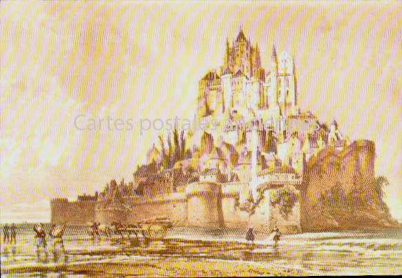 Cartes postales anciennes > CARTES POSTALES > carte postale ancienne > cartes-postales-ancienne.com Normandie Manche Le Mont Saint Michel