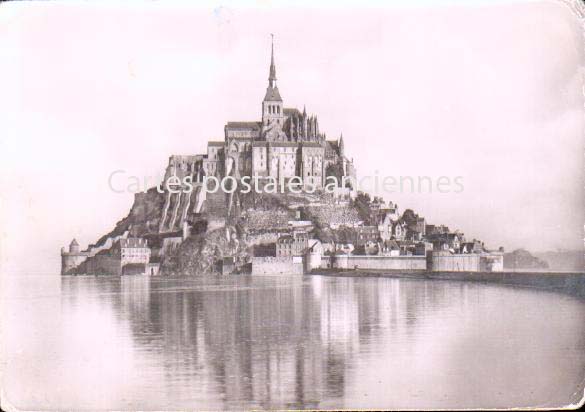 Cartes postales anciennes > CARTES POSTALES > carte postale ancienne > cartes-postales-ancienne.com Normandie Manche Le Mont Saint Michel