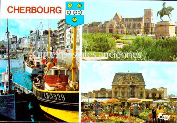 Cartes postales anciennes > CARTES POSTALES > carte postale ancienne > cartes-postales-ancienne.com Normandie Manche Cherbourg