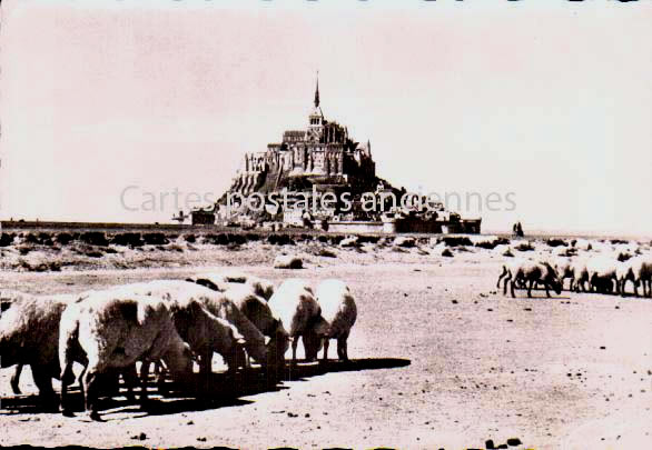 Cartes postales anciennes > CARTES POSTALES > carte postale ancienne > cartes-postales-ancienne.com Normandie Manche Le Mont Saint Michel