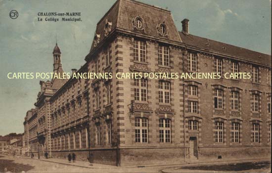 Cartes postales anciennes > CARTES POSTALES > carte postale ancienne > cartes-postales-ancienne.com Grand est Marne Chalons-en-Champagne