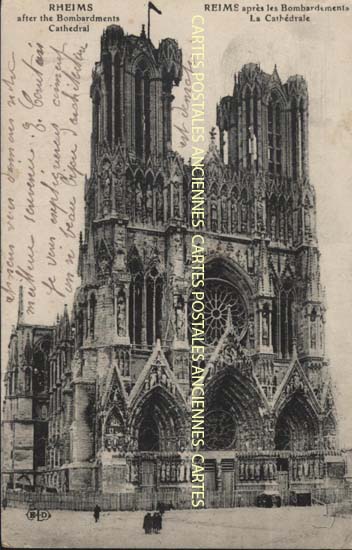 Cartes postales anciennes > CARTES POSTALES > carte postale ancienne > cartes-postales-ancienne.com Grand est Marne Reims