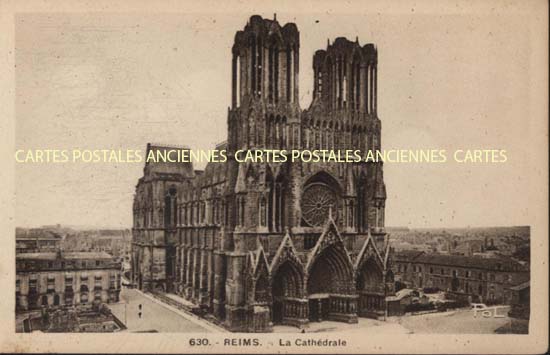 Cartes postales anciennes > CARTES POSTALES > carte postale ancienne > cartes-postales-ancienne.com Grand est Marne Reims