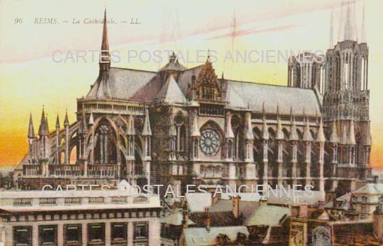 Cartes postales anciennes > CARTES POSTALES > carte postale ancienne > cartes-postales-ancienne.com Grand est Marne Reims