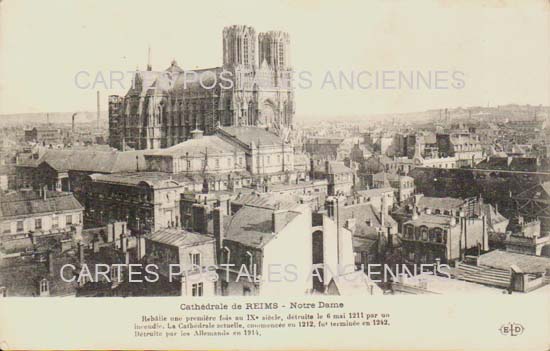 Cartes postales anciennes > CARTES POSTALES > carte postale ancienne > cartes-postales-ancienne.com Grand est Marne Reims