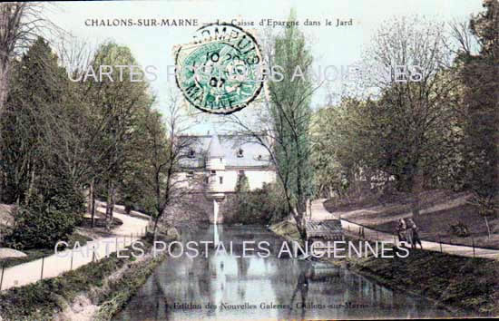 Cartes postales anciennes > CARTES POSTALES > carte postale ancienne > cartes-postales-ancienne.com Grand est Marne Chalons-en-Champagne