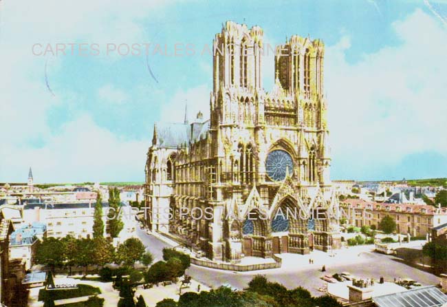 Cartes postales anciennes > CARTES POSTALES > carte postale ancienne > cartes-postales-ancienne.com Grand est Marne Reims