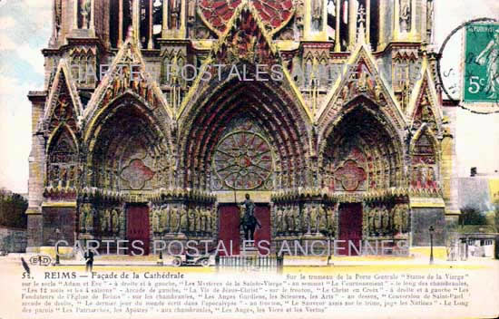 Cartes postales anciennes > CARTES POSTALES > carte postale ancienne > cartes-postales-ancienne.com Grand est Marne Reims