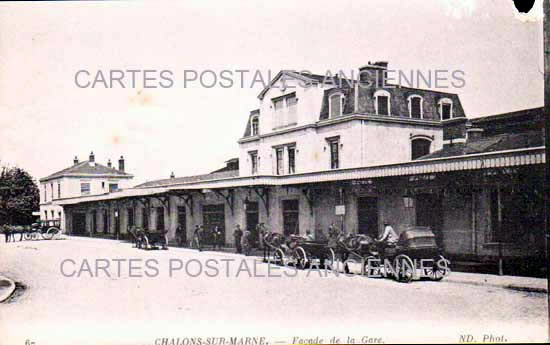 Cartes postales anciennes > CARTES POSTALES > carte postale ancienne > cartes-postales-ancienne.com Grand est Marne Chalons-en-Champagne