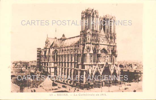 Cartes postales anciennes > CARTES POSTALES > carte postale ancienne > cartes-postales-ancienne.com Grand est Marne Reims