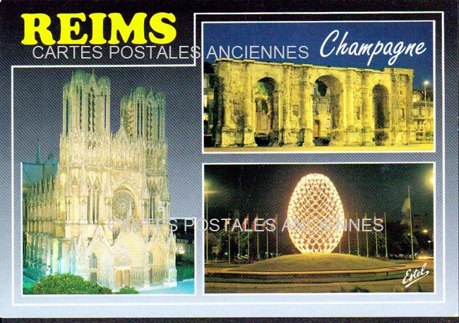 Cartes postales anciennes > CARTES POSTALES > carte postale ancienne > cartes-postales-ancienne.com Grand est Marne Reims