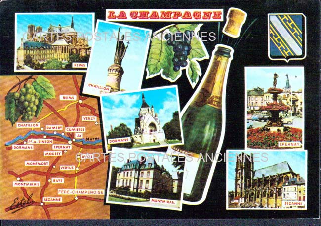 Cartes postales anciennes > CARTES POSTALES > carte postale ancienne > cartes-postales-ancienne.com Grand est Marne Reims